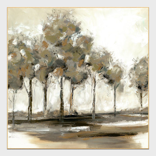 Timber - 60' x 60' Painting Art By Buddy Whitlock - Neutral