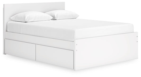 Onita - Panel Platform Bed With Storage