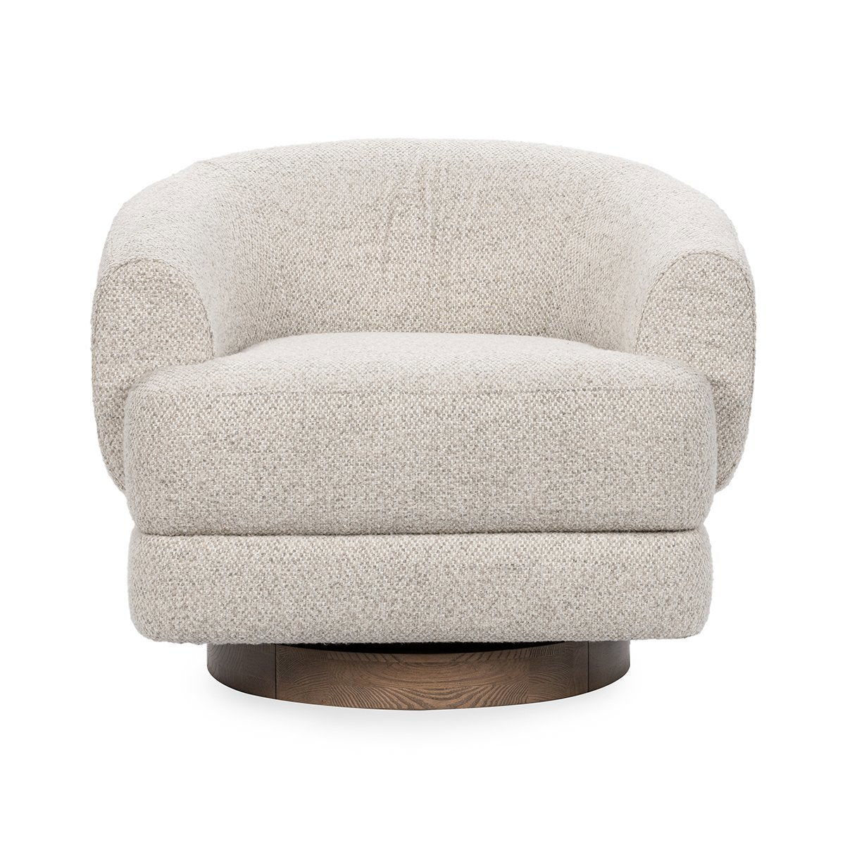 Chassia - Swivel Accent Chair - Prarl Silver