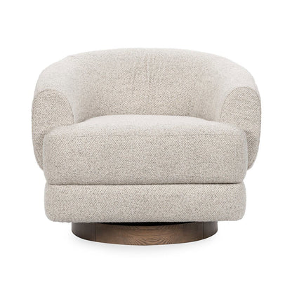 Chassia - Swivel Accent Chair - Prarl Silver