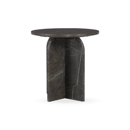 Briley - Marble Round Accent Table Small - Green