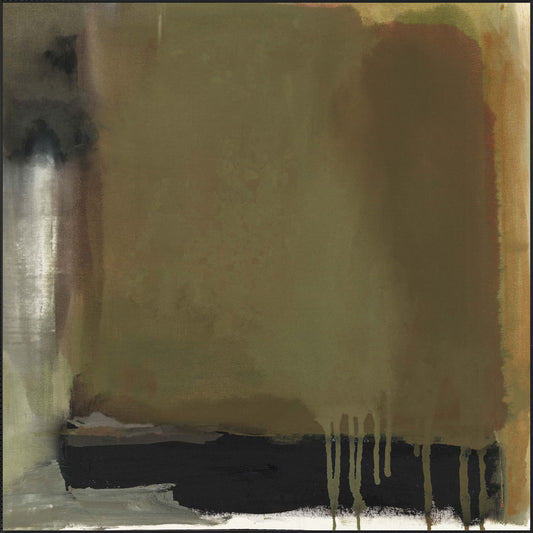 Fiona - 60 x 60 Painting Art By Buddy Whitlock - Dark Green