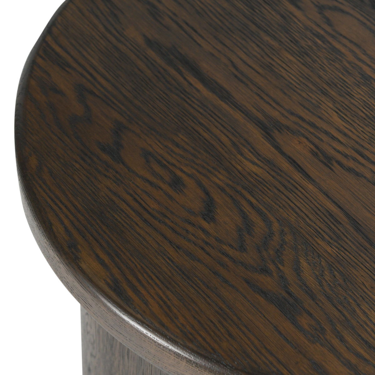 Runa - Oak Veneer End Table - Coffee Brown