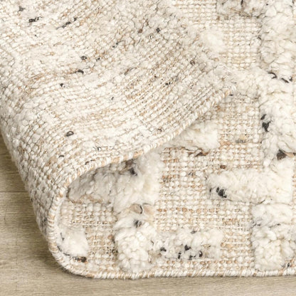 Radiant Oasis - 1' x 1' Swatch Kapala Rug - Ivory/Natural