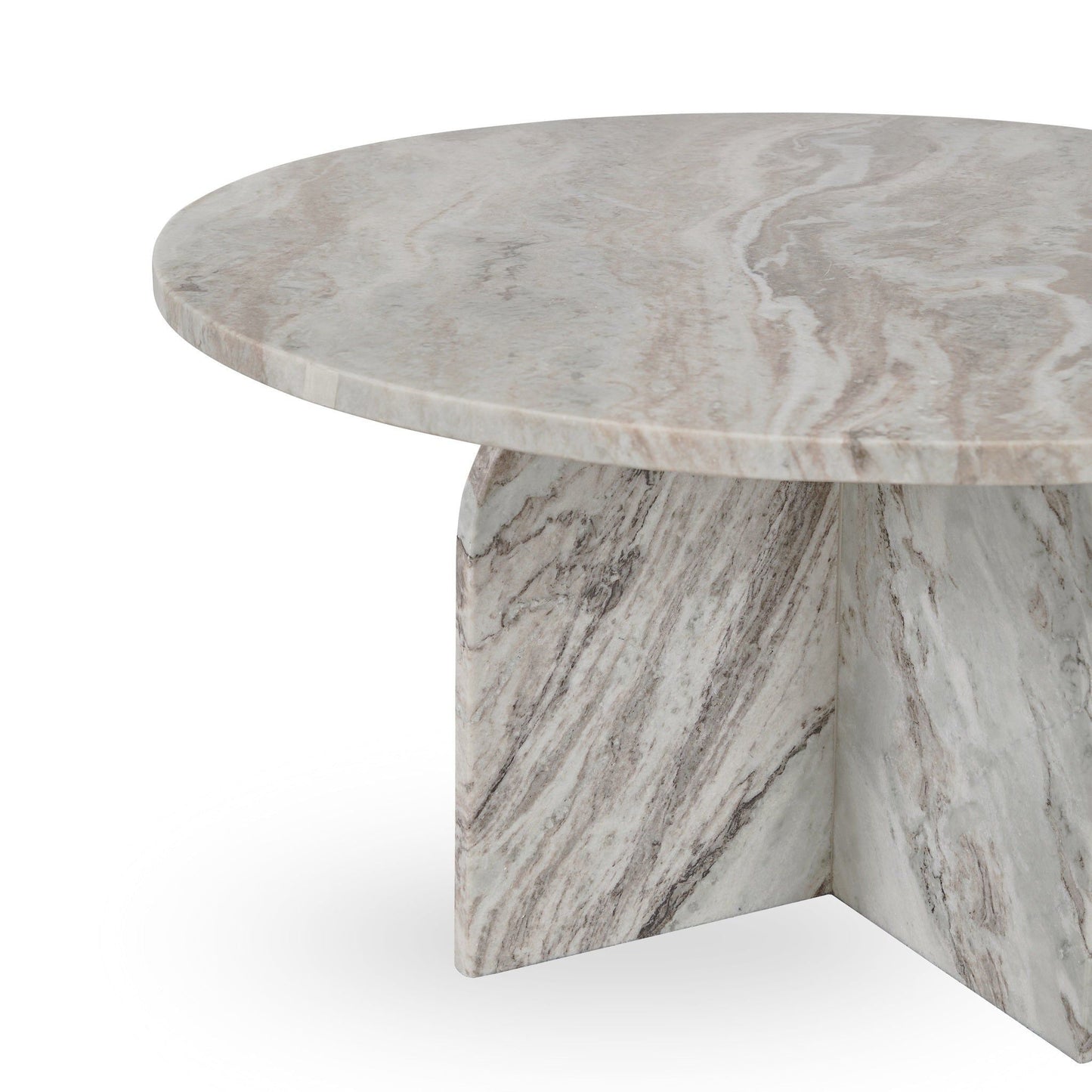 Reilly - Marble Round Coffee Table