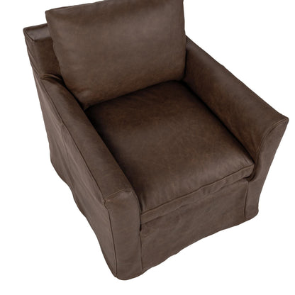 Cassiano - Leather Swivel Chair - El Paso