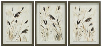 Honslow - Brown / Black / White - Wall Art Set (Set of 3)