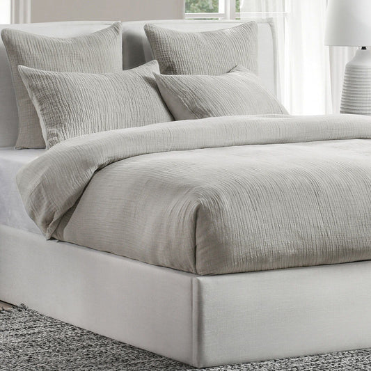 Cardiff - Queen Duvet Collection - Gray