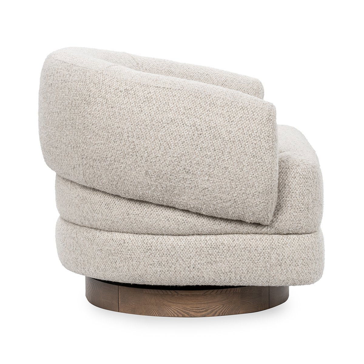 Chassia - Swivel Accent Chair - Prarl Silver