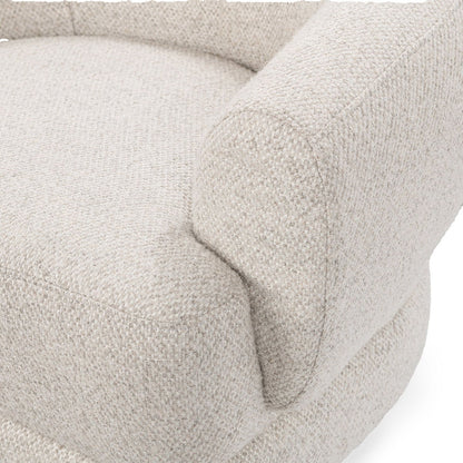 Chassia - Swivel Accent Chair - Prarl Silver