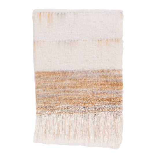 Throws - TC Albedo Throw - Ivory/Rust