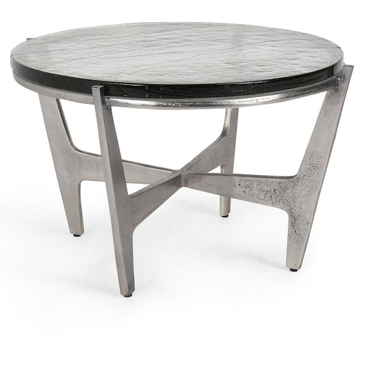 Patrick - 18 Round Coffee Table - Gray