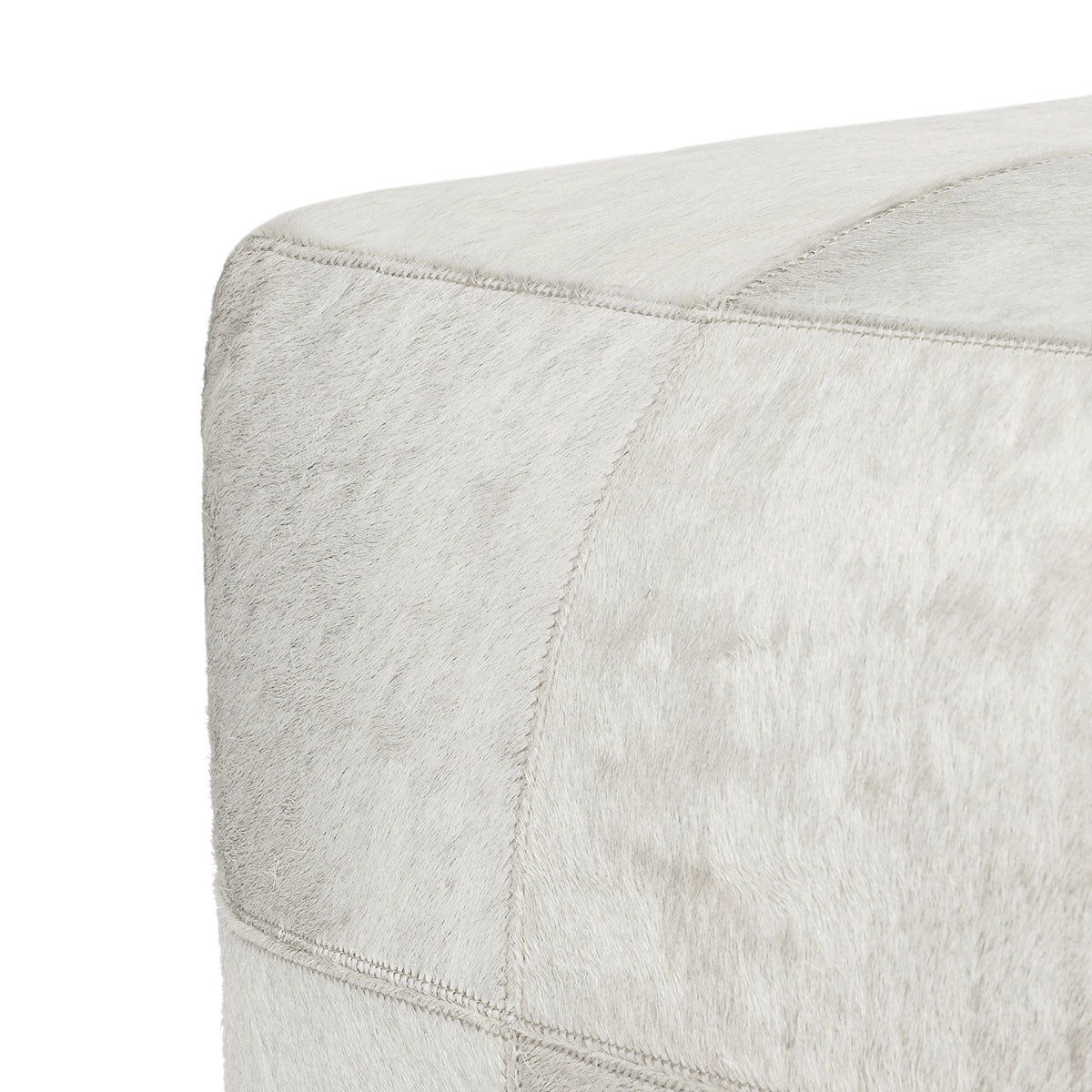Poufs - Hide Canada Pouf - Ivory
