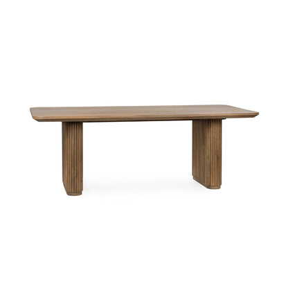 Vander - Oak Wood 84 Dining Table