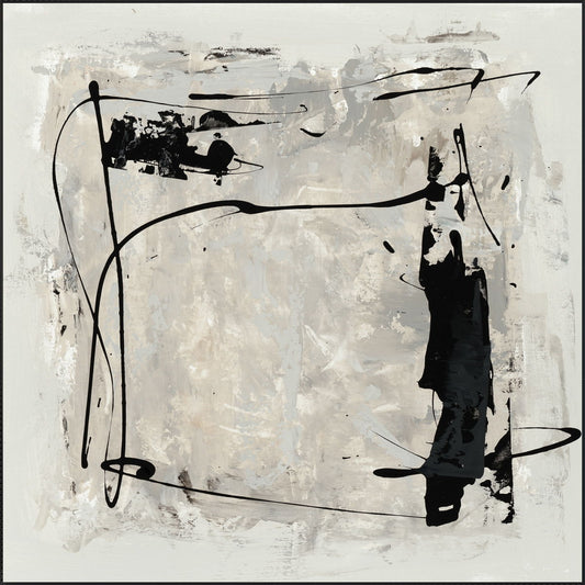 Bounty - 48 x 48 Painting Art By Buddy Whitlock - Beige