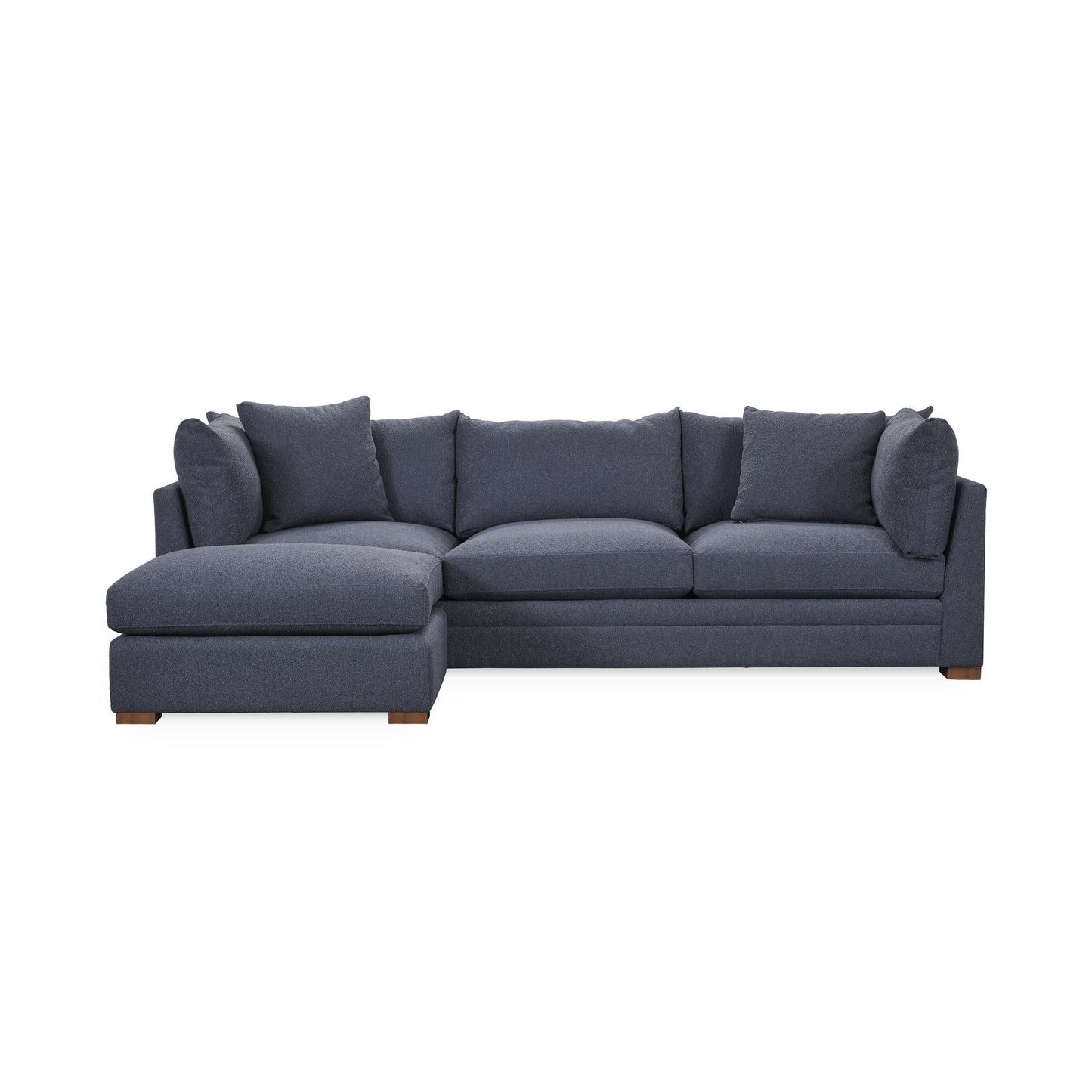 Audrey - Upholstered Sofa Chaise - Rise Navy