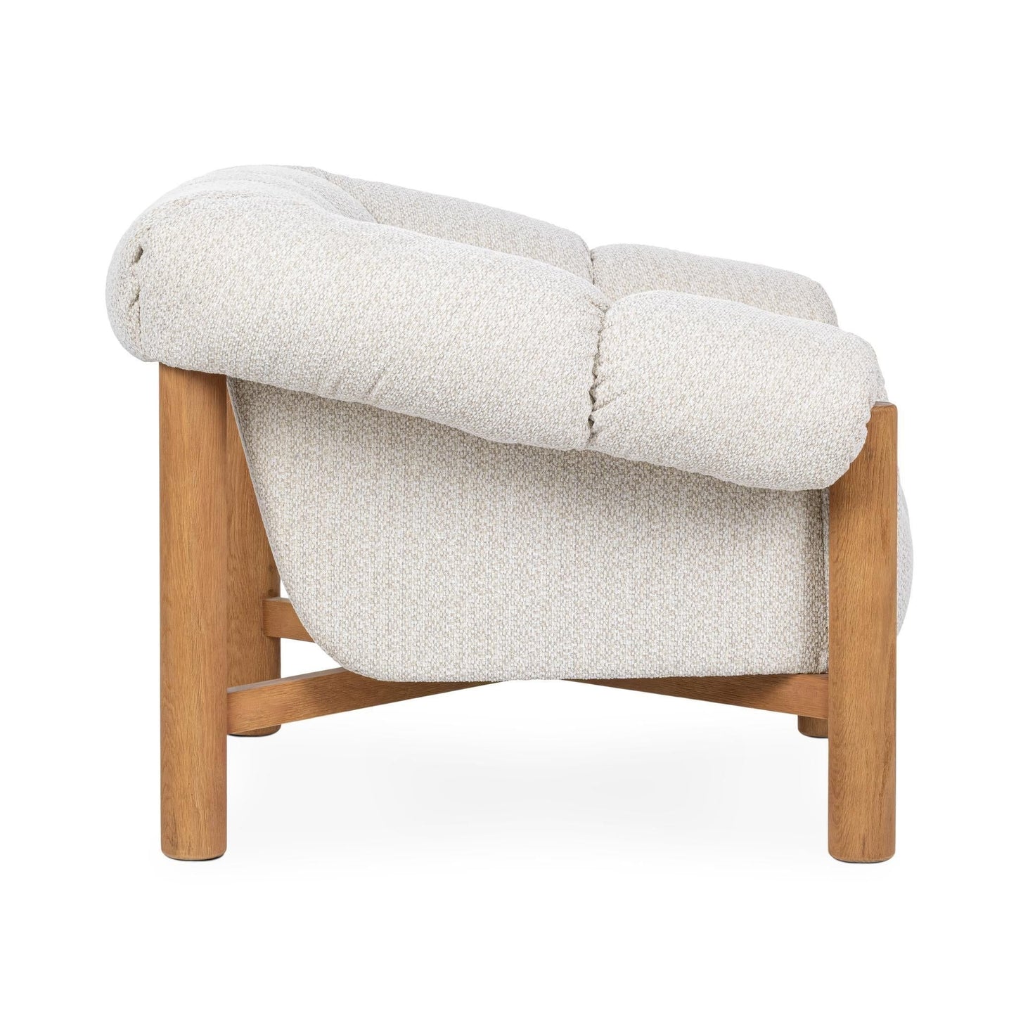 Sansa - Upholstered Accent Chair - Cream