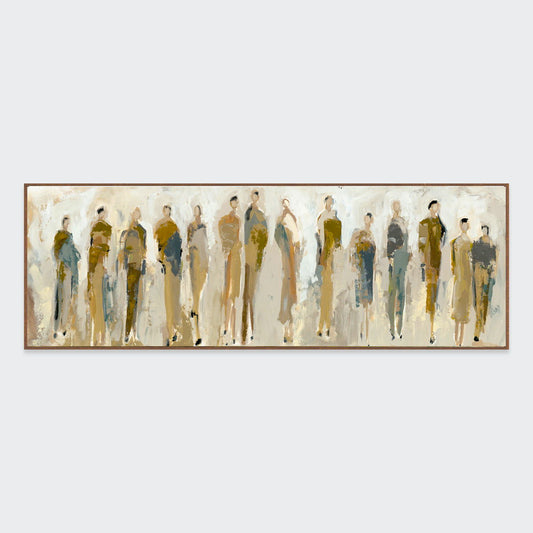 Mass - Painting Art 72' x 24' By Buddy Whitlock - Neutral