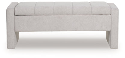 Akselman - Gray - Storage Bench