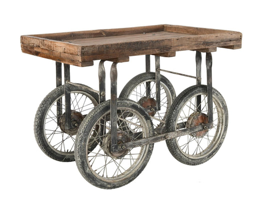 Wd Cart On Wheel - Natural