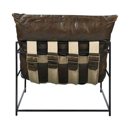 Palermo - Leather Accent Chair - Brown