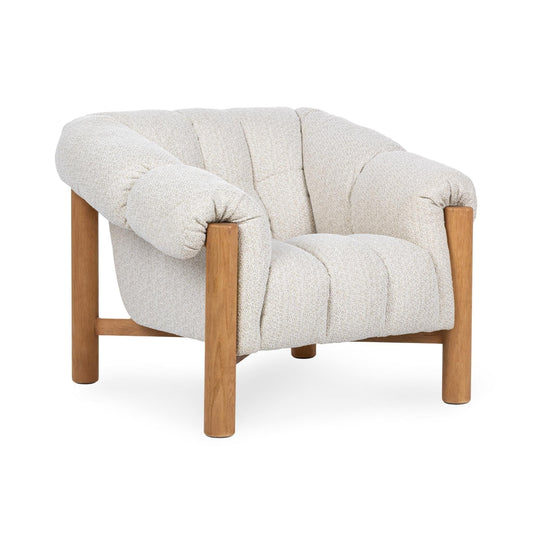 Sansa - Upholstered Accent Chair - Cream