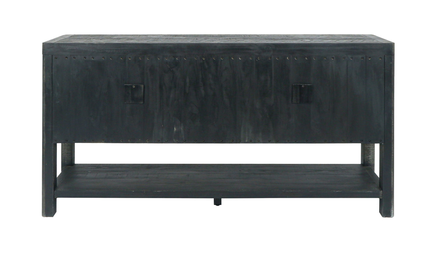 Tenno - 4 Drawers Cabinet - Black