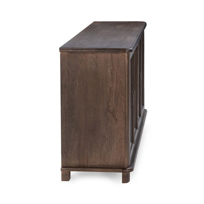 Brookside - Mango Wood 4 Door Cabinet - Cocoa Brown
