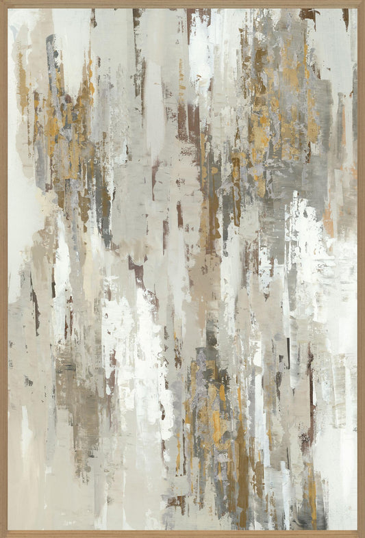 Glow - 48 x 72 River Painting By Buddy Whitlock - Gold