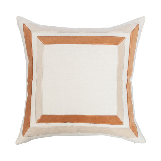Novel Estate - 22 x 22 NV Maybrook Pillow - Ivory / Natural